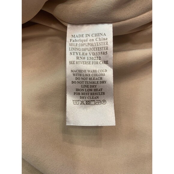 Mocha Ruffled Cottage Prairie Midi Dress By Very J High Low Hippy Boho Large EUC - Picture 13 of 15